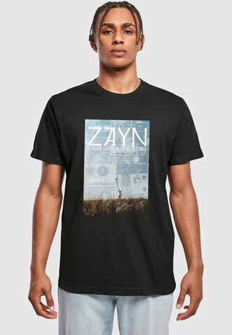T-Shirt 'Zayn - Tracklist Antannae' Merchcode en noir : devant