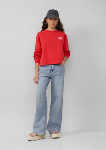 QS Sweatshirt in Rot