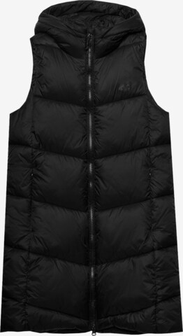 4F Sportbodywarmer in Zwart: voorkant