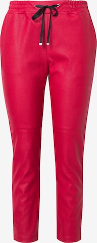 Coupe slim Pantalon Angel of Style en rose : devant