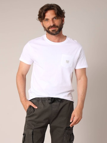 Deeluxe T-Shirt 'Basito' in Weiß: Vorderseite