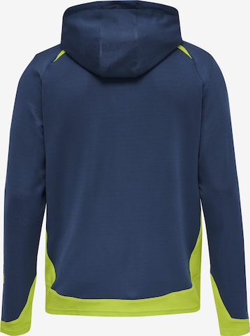 Hummel Athletic Zip-Up Hoodie in Blue