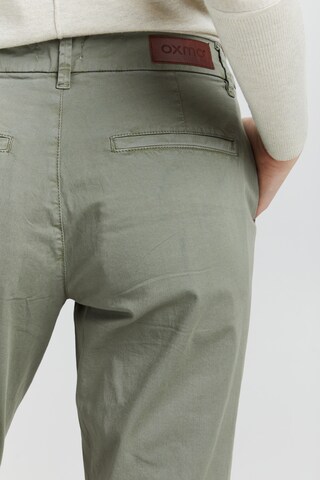 Oxmo Loose fit Chino Pants 'CHILLI' in Green