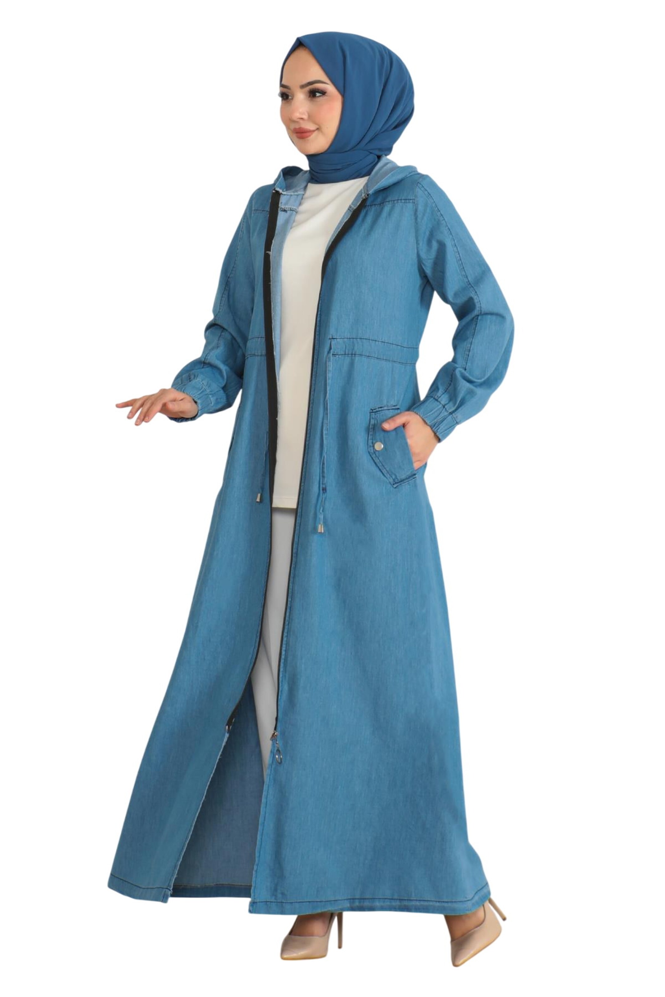 MODAMIHRAM Jurk in Blauw