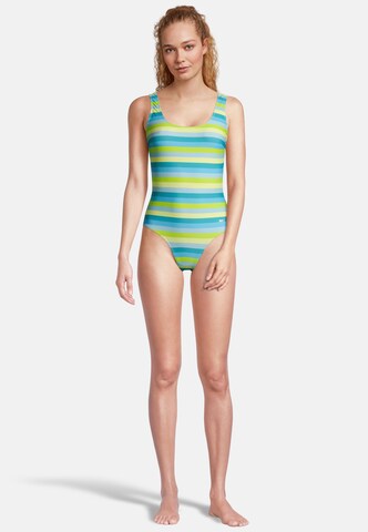 BECO the world of aquasports Swimsuit 'Fresh Stripes' in Blue