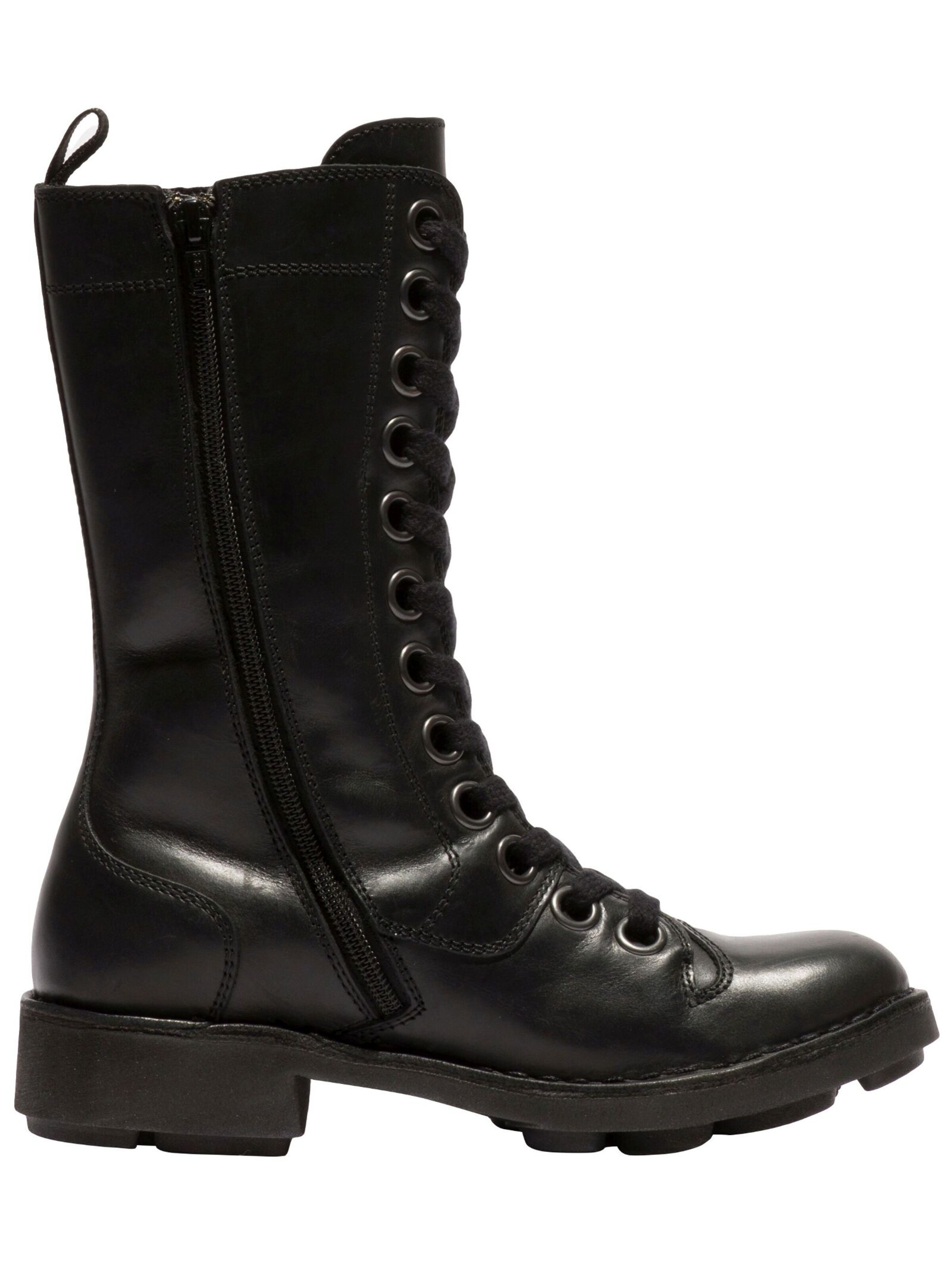 Bottes à lacets FLY LONDON en noir