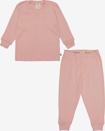 loud + proud Schlafanzug in Pink: Vorderseite