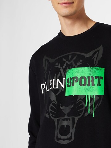 Plein Sport Sweatshirt 'Tiger' in Black