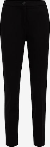 WE Fashion Slim fit Pants in Black: front