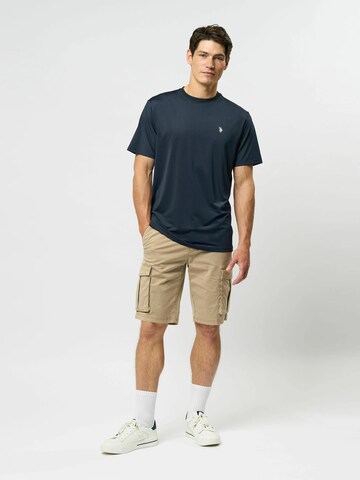 U.S. POLO ASSN. Regular fit Button Up Shirt 'Nick' in Blue