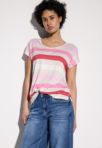 T-shirt STREET ONE en rouge : devant