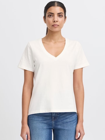 ICHI - Camisa 'Palmer V' em branco: frente