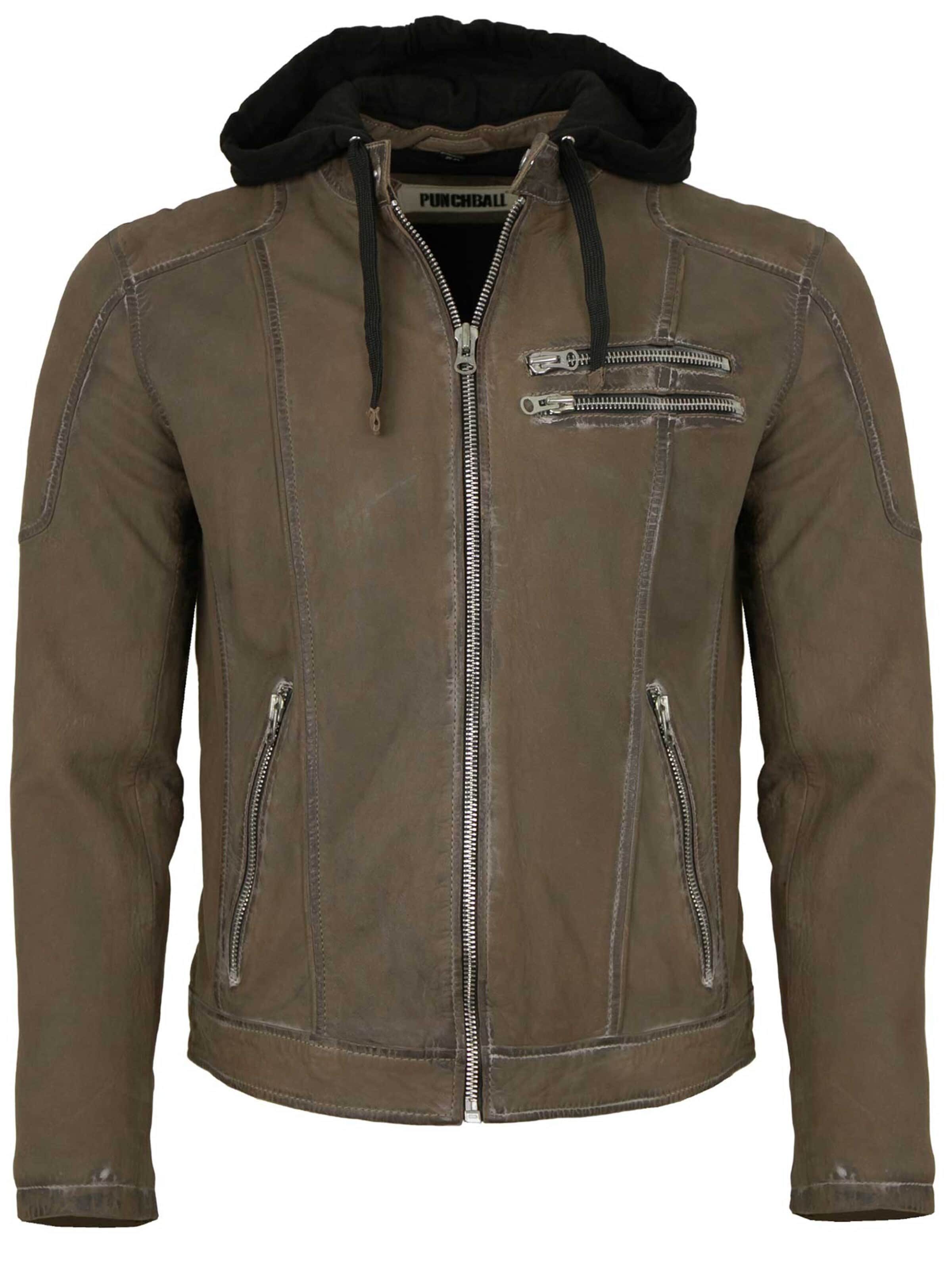PUNCHBALL Between-season jacket 'Doran' in Brown: front