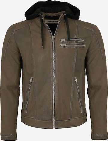 Veste mi-saison 'Doran' PUNCHBALL en marron : devant