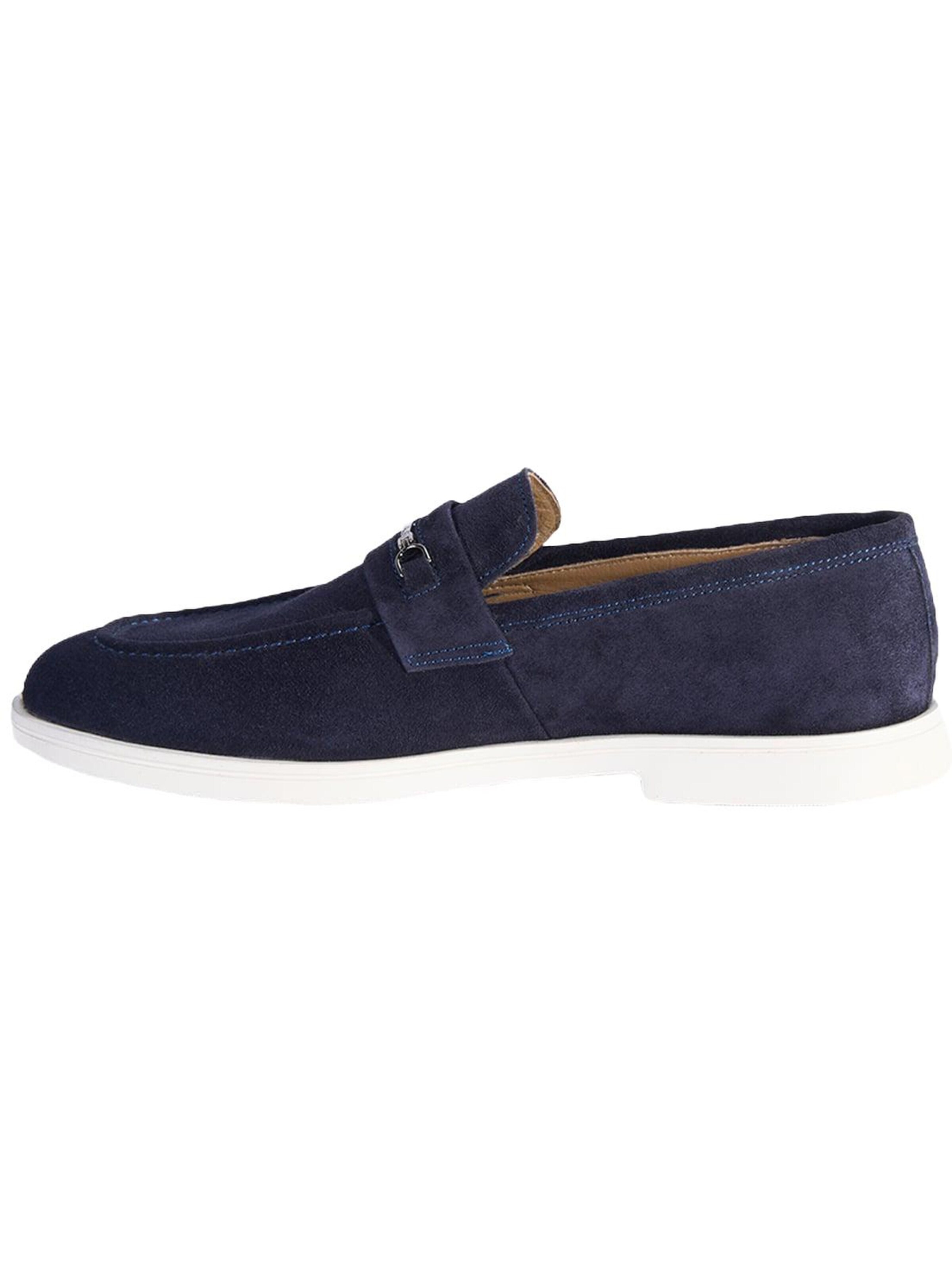 Desa - Mocasines 'DESA Herren-Wildlederslipper mit Metalldetails' en azul