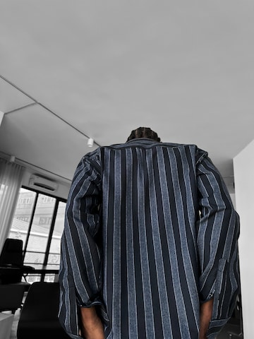 Kleidermafia Comfort fit Overhemd in Blauw