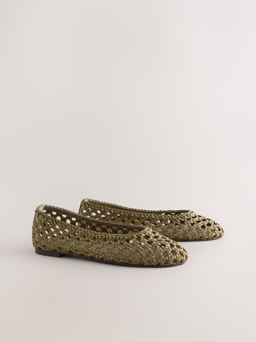 Next Ballerina 'Forever Comfort' in Groen