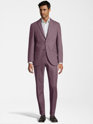 Coupe slim Costume Steffen Klein en rouge : devant