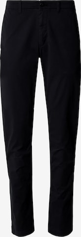 Calvin Klein Jeans - Slimfit Pantalón chino en negro: frente