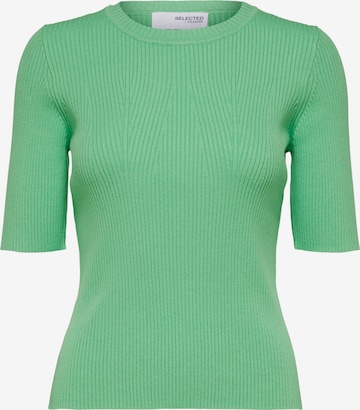 SELECTED FEMME Sweater 'Mala' in Green: front