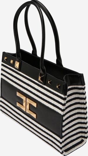 arany / fekete / fehér Elisabetta Franchi Shopper táska, Termék nézet