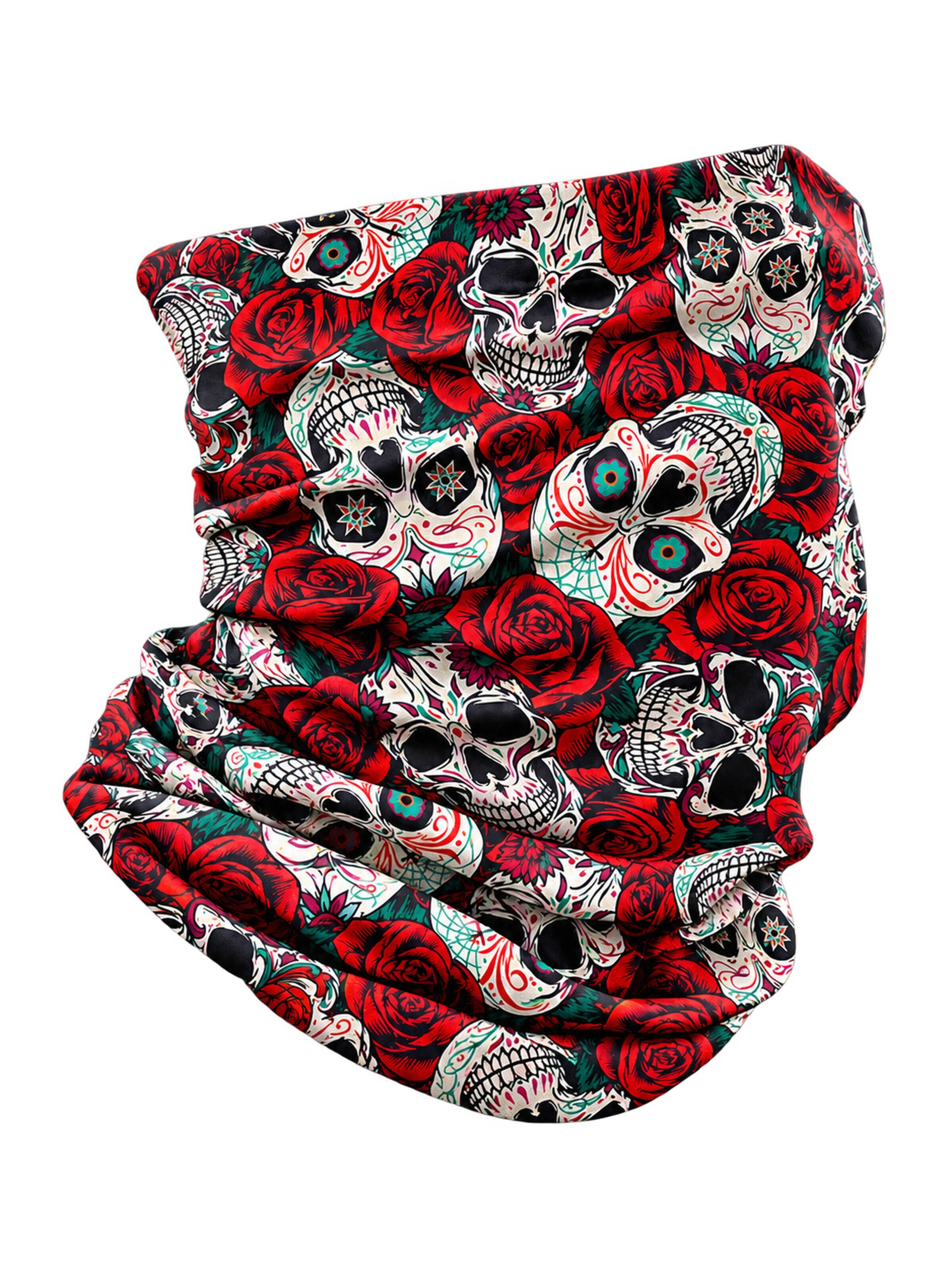 Rune Sports Scarf 'The Trailblazer | UV-Shield Ice Silk Performance Gaiter' in Red: front