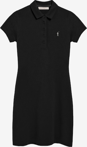 Polo Club Kleid in Schwarz: Vorderseite