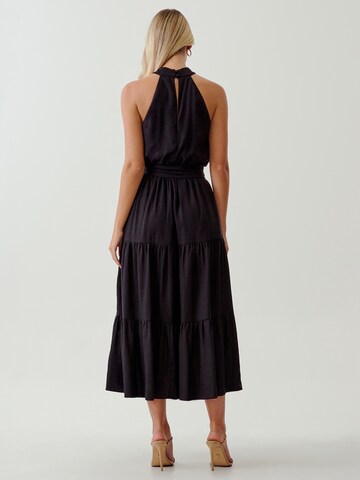 Tussah Dress 'KARLIA' in Black: back