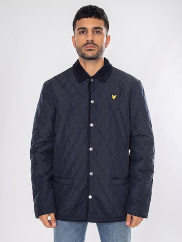 Lyle & Scott Between-season jacket 'Quilted Jacket Dark Navy' in Blue
