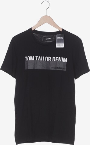 TOM TAILOR DENIM T-Shirt L in Schwarz: predná strana