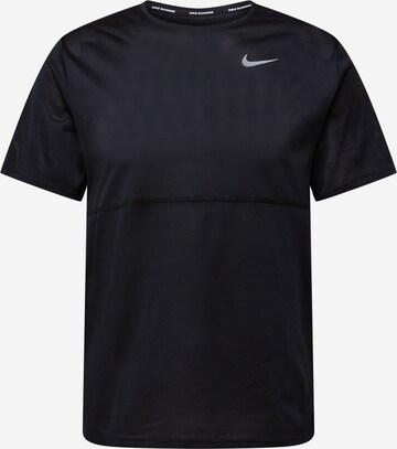 NIKE Sportshirt 'Breathe Run' in Schwarz: predná strana