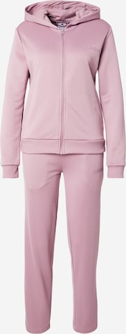purpurinė ADIDAS SPORTSWEAR Treniruočių kostiumas 'Essentials': priekis