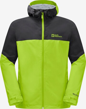 JACK WOLFSKIN Outdoorjas 'Weiltal' in Groen: voorkant