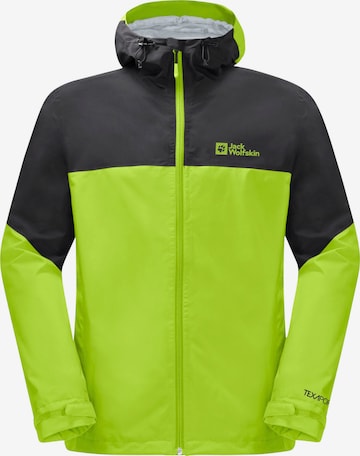 JACK WOLFSKIN Outdoorjas 'Weiltal' in Groen: voorkant