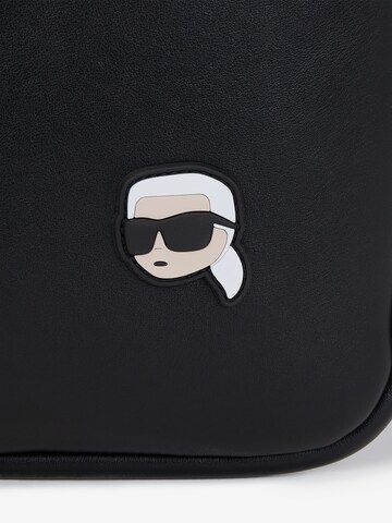 Karl Lagerfeld Shopper 'Ikonik  North-South' i sort