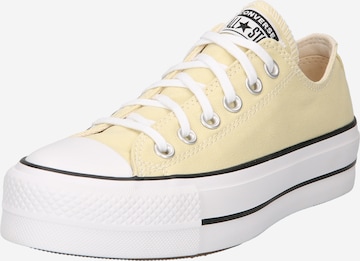 CONVERSE - Zapatillas deportivas bajas 'Chuck Taylor All Star Lift' en amarillo: frente