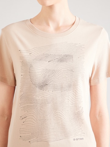 G-STAR Тениска в бежово