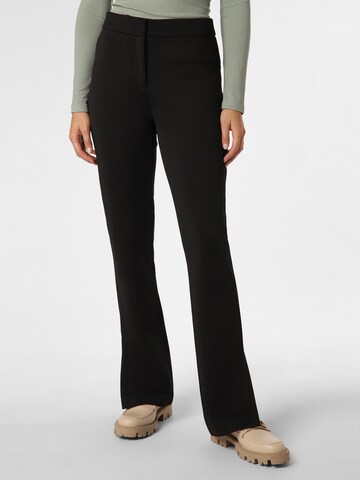Marie Lund Flared Pants in Black: front