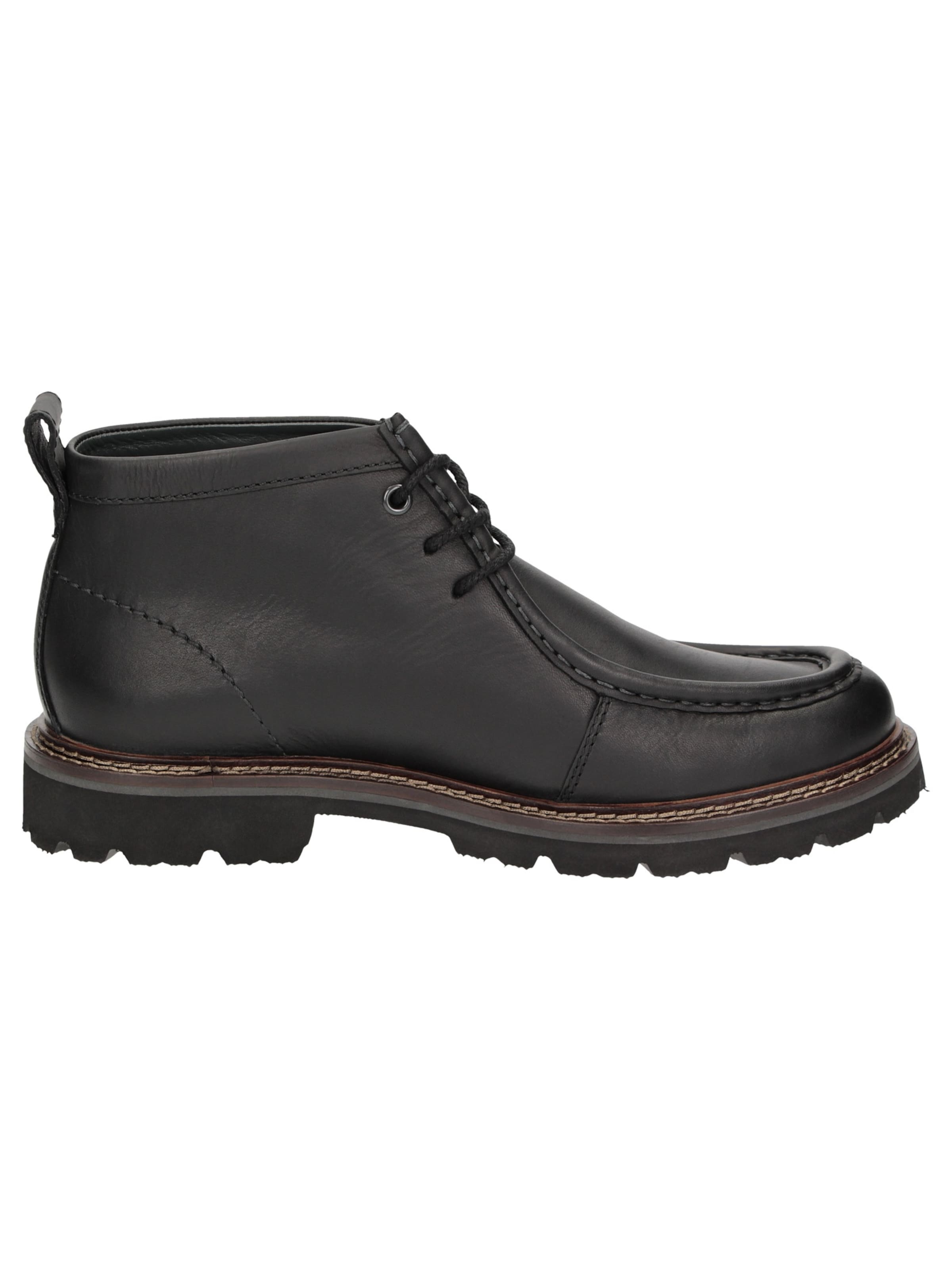 Bottines à lacets ' Adalrik-719-H ' SIOUX en noir