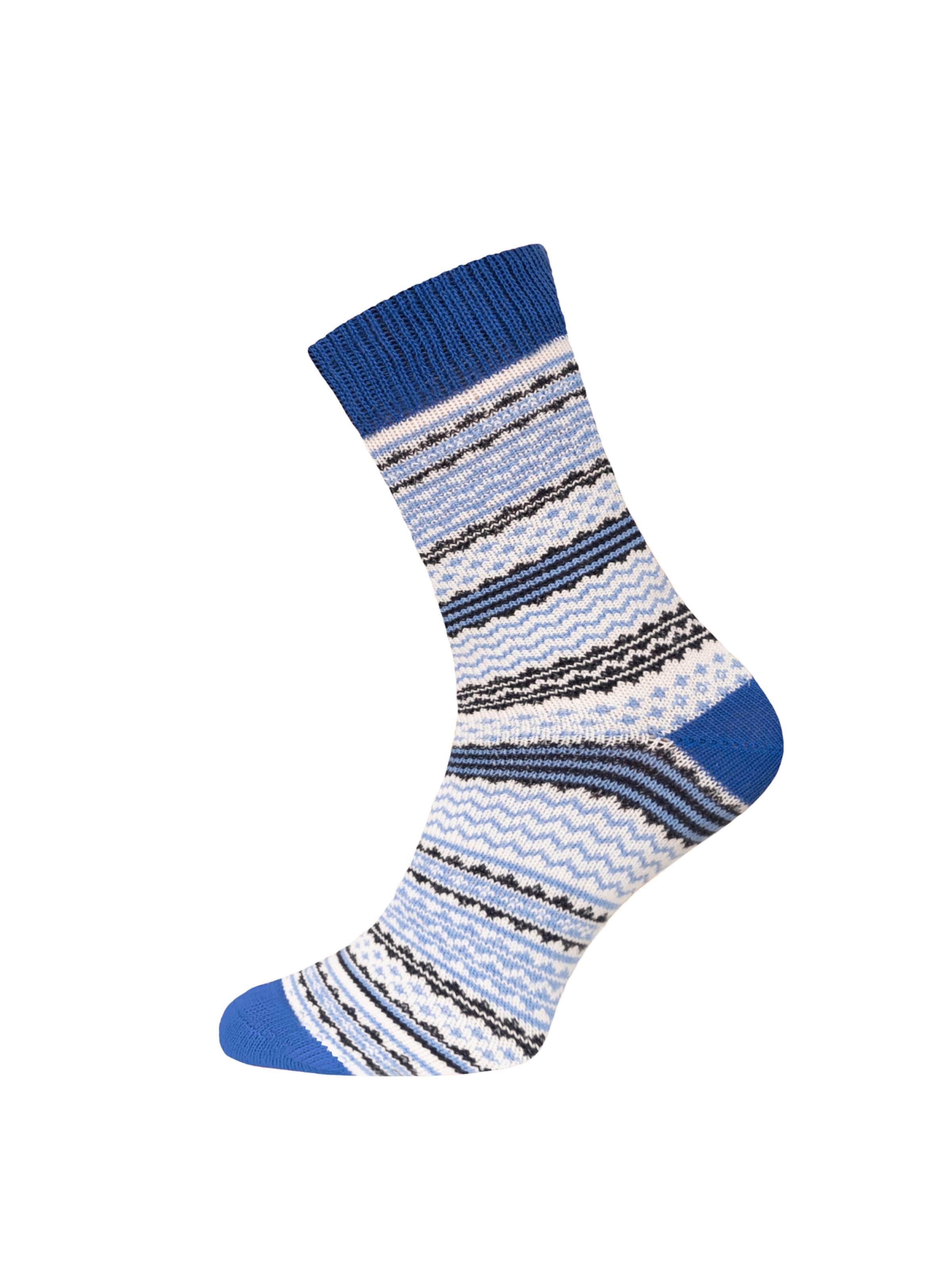 HomeOfSocks Socks 'HOS905' in Blue: front