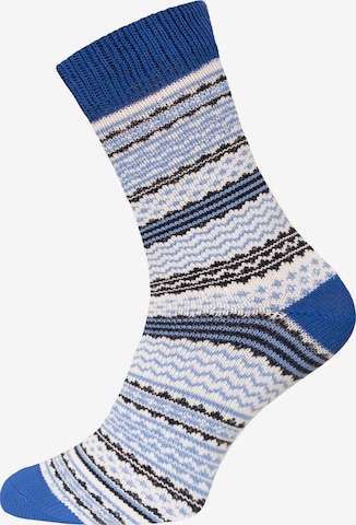 HomeOfSocks Socks 'HOS905' in Blue: front
