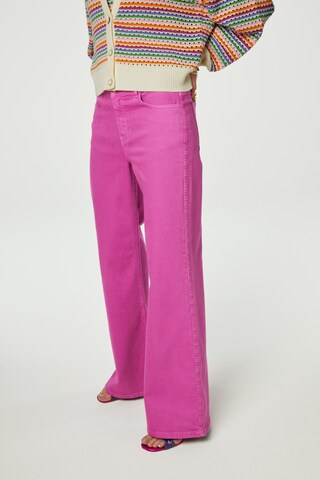 Fabienne Chapot Wide Leg Jeans in Lila: predná strana