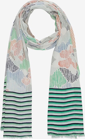 s.Oliver Scarf in White: front