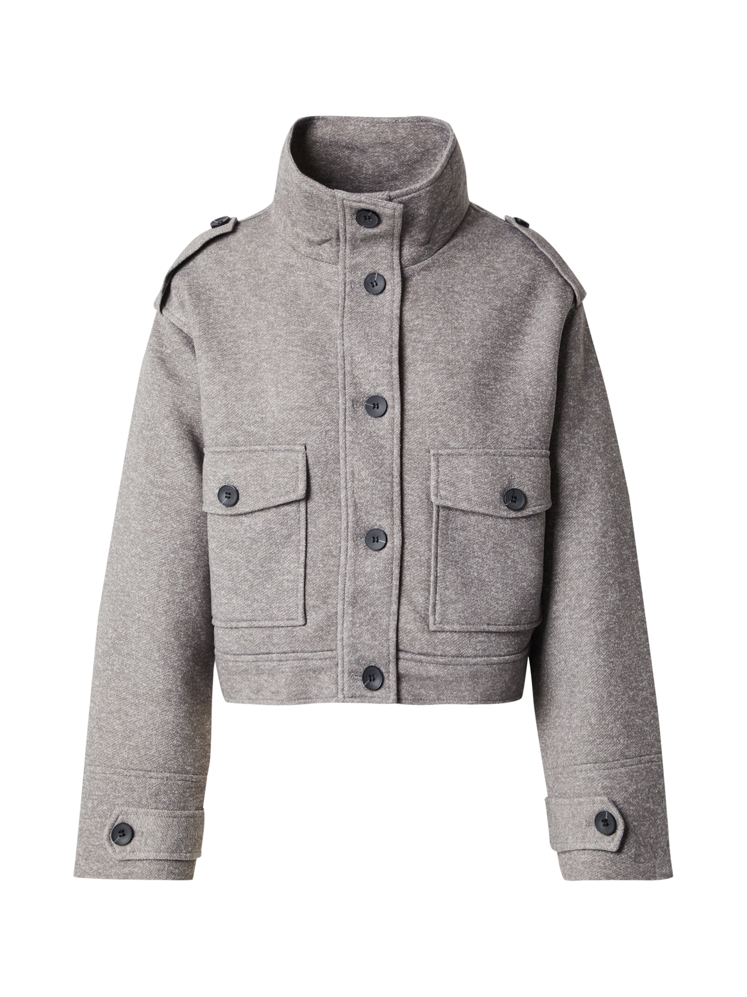 ONLY Преходно яке 'ONLSEDONA' в сиво: отпред