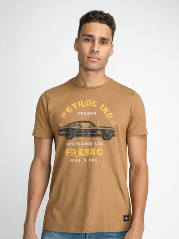 Petrol Industries Shirt in Brown: front
