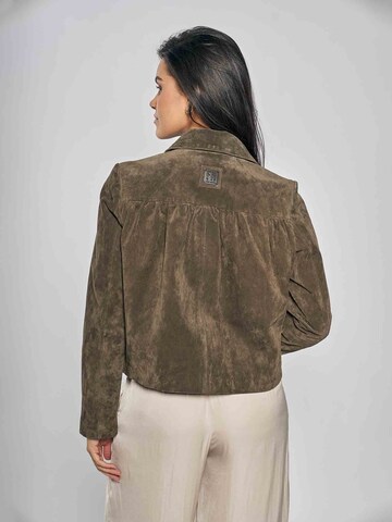 FREAKY NATION Демисезонная куртка в Зеленый