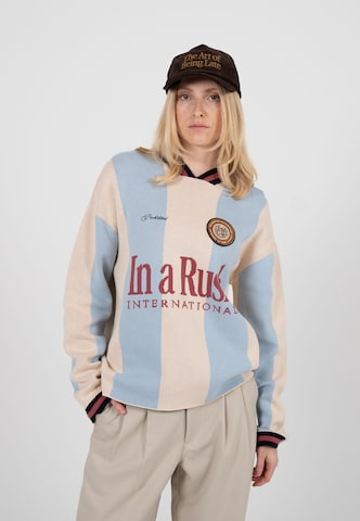 Pullover di Prohibited in blu: frontale