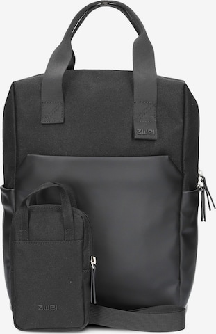 ZWEI Backpack 'Lou' in Black: front