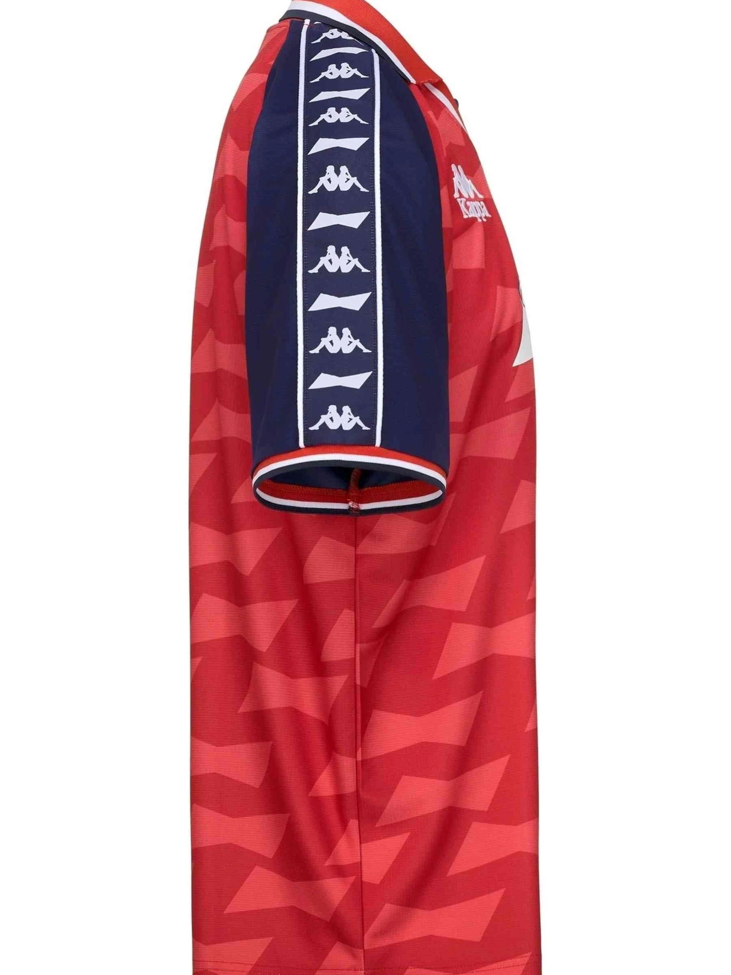 KAPPA - Camiseta 'Polo kappa x budweiser rojo mikail retro shirt' en rojo