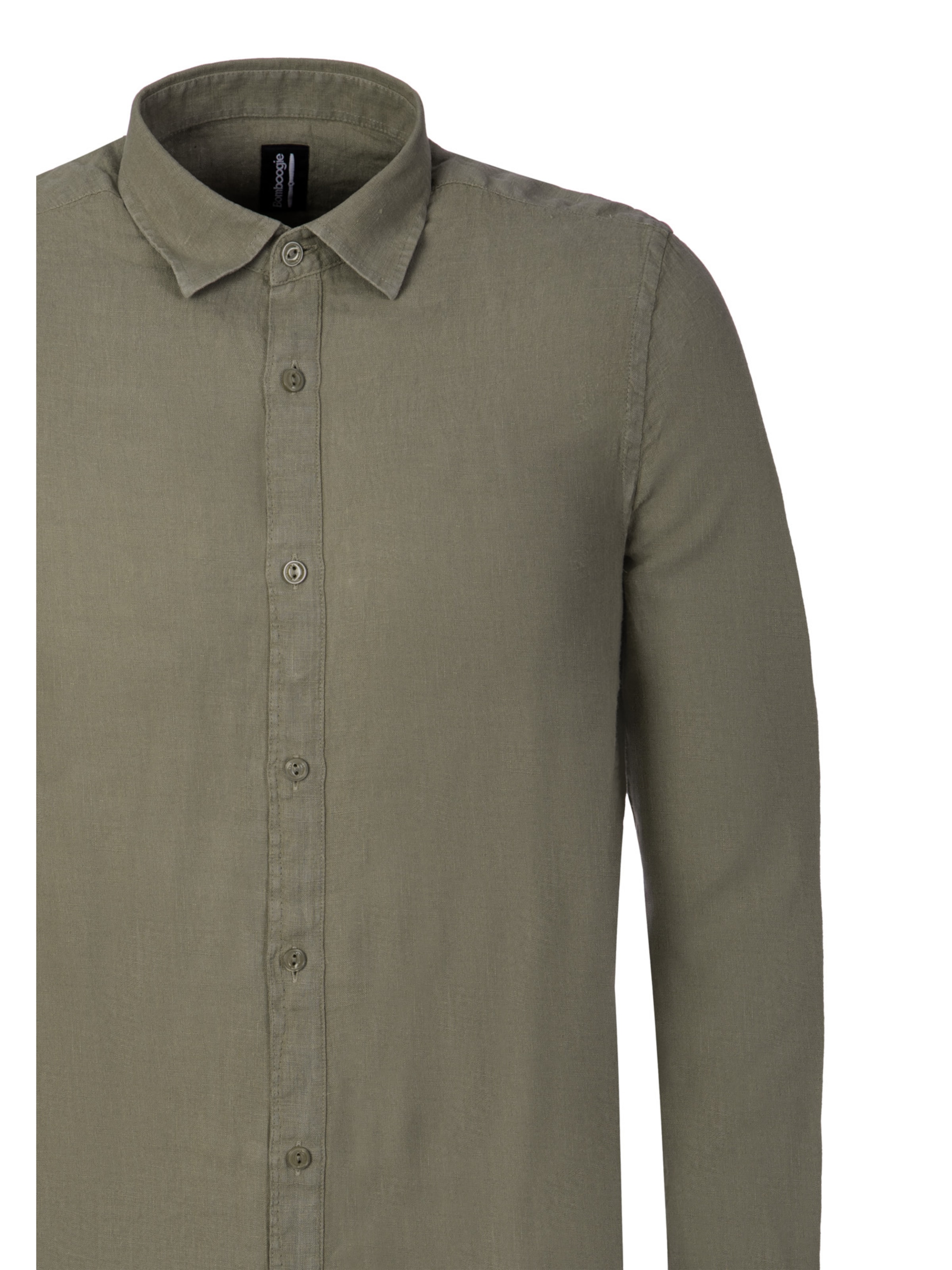 Coupe regular Chemise 'Camicia Collo' BOMBOOGIE en vert
